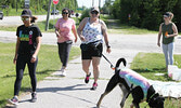 More than 40 participants took part in the Family Fun Colour Run along the Umfreville Trail. The run began at the Forest Inn and Conference Centre.   Tim Brody / Bulletin Photo 