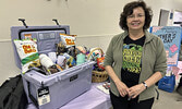 Clara Young was the second place winner in the Legion Ladies Auxiliary Mother’s Day Draw. She won a camping Yeti cooler package.    Tim Brody / Bulletin Photo