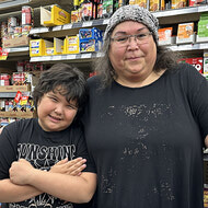 Rachel Garrik and grand-daughter Eileen Quoquat